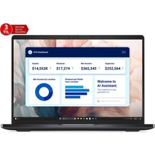 Dell Nb Pro Premıum 14 Ultra7 268V 32GB 1 Tb SSD WIN11PRO PA14250 Dokunmatik (3 Yıl Yerinde Garanti)