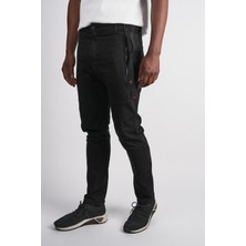 Ex-pent Erkek Pamuklu Gabardin Regular Kalıp Siyah Pantolon