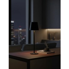Kendal Modern Mantar Tasarımlı Şarjlı Masa Lambası (3 Farklı Işık Tonu, Dokunmatik Dimmer, Type-C)