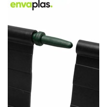 Envaplas Pratik Garden Esnek Çim Sınırlayıcı Birleştirme Aparatı Çim Ayırıcı Birleştirme Pimi 5 cm 5 Adet