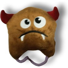 Terrien Ipli Peluş Canavar Figürlü Evcil Hayvan Oyuncağı Kahverengi