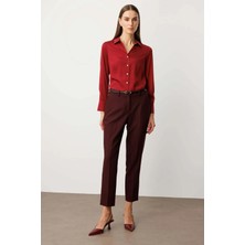 Ekol Beli Kemerli Dar Paça Pantolon