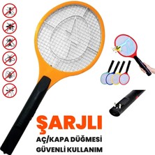 Hasuba HS377 Sinek Öldürücü Raket Tip Şarjlı Uv Işıklı