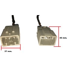 Gutsy Gn Soket 2 Erkek F Kılıtlı Motor  2 Kablolu Grı