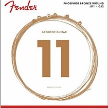 LongMoon Fender 60CL 1152 Akustik Gitar Teli PH0SPHOR Bronze