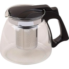 PremiumPort Çay Demliği Süzgeçli Cam 1250 Ml, Şık ve Pratik Tasarım