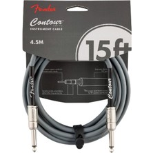 Fender Contour Serisi 4,5 Mt. Gitar Kablosu Inca Silver Enstrüman Kablosu