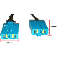 Gutsy Gn Soket 2 Dısı Ana Gırıs 3 Yollu 2 Kablolu Mavı