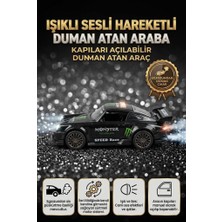 Farbu Oyuncak 3 Buton Fonksiyonlu Işıklı Müzikli Sesli Sürtmeli Duman Atan Kapıları Açılan Porsche Oyuncak Araba