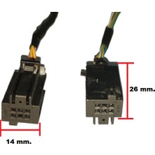 Gutsy Gn Soket 6 Dısı Ince 5 Kablolu Sıyah