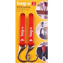 2'li Kırmızı Araba ve Bebek Arabası Koltuk Askısı, Çanta Asma Aparatı