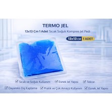Elif Asya Ceyiz Tekstil Termo Jel 13X13 cm 1 Adet Sıcak Soğuk Kompres Jel Pedi