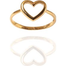 Adil İdil Kuyumculuk 14 Ayar Kalp Yüzük