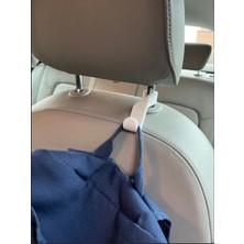 Araç Koltuk Arkası Askı Aparatı 2'li Set, Poşet ve Çanta Tutucu Kanca