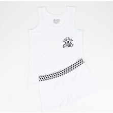 Katamino Futbolli Atlet Boxer Set - Beyaz