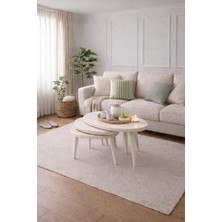 Boz Yapı Dekorasyon Piyon %100 Doğal Ahşap Sehpa