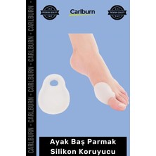 Carlburn Özel Üretim Yıkanabilir Halluks Valgus Bunyon Kemik Aparat Ayak Baş Parmak Silikon Koruyucu
