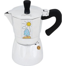 PremiumPort Alüminyum Espresso Kahve Makinesi, 120 Ml, Şık ve Kullanışlı Tasarım