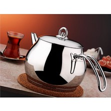 PremiumPort Çelik Demlik, 1,5 Litre, Orta Boy, Dayanıklı ve Şık Tasarım