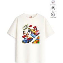Belya Kids Wear Erkek Çocuk Tam Kalıp Go Tasarım 60 Oversize Tişört