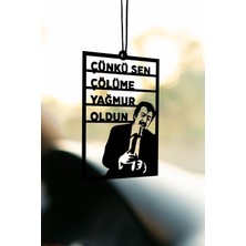 Metal Müslüm Gürses Dikiz Aynası Süsü, Şık ve Hediye Alternatifi