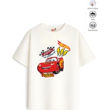 Belya Kids Wear Erkek Çocuk Tam Kalıp Araba Tasarım 61 Oversize Tişört Renk