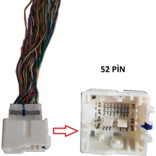 Gutsy Soket 5li Paket Ana Tesısat 52 Pınlı Kablolu Japon-Kore Araçlar