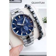 Quantum 10 Atm Suya Dayanıklı+ Bileklik Hediyeli Komple Çelik Erkek Kol Saati VS.BLKT.0930
