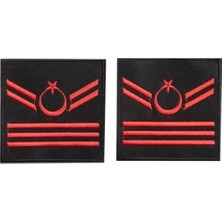 TİM42 Harici Uzman Çavuş 3 Kıdem Bez Cırtlı Rütbe