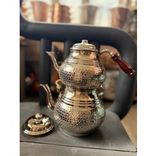 PremiumPort Jumbo Geniş Aile Bakır Çaydanlık, Zarif ve Dayanıklı Tasarım