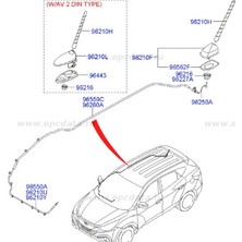 Gutsy Hyundaı Anten Kablosu IX35-TUCSON