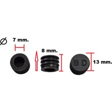 Gutsy Lastik Tapa Siyah (10 Adet)