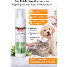 Bio PetActive Bio Pet Active Pet Active Aloe Vera ve Buğday Özlü Kuru Yıkama Köpük Şampuanı 200 Ml