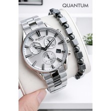 Quantum 10 Atm Suya Dayanıklı+ Bileklik Hediyeli Komple Çelik Erkek Kol Saati VS.BLKT.0928