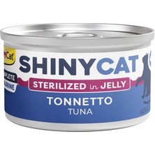 Gimcat Shinycat Jöleli Ton Balıklı Kısır Kedi Konservesi 24X70 gr