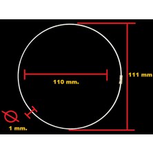 Gutsy Celık Tel Kelepce Sabıt Eklı ( 10 Adet )