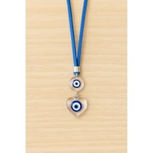 Hakay Cam Nazar Boncuklu Araç Dikiz Aynası Süsü - Koruyucu Aksesuar