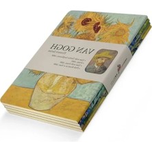 Hakay 4'lü Çizgisiz Defter Seti, A5 Boyut, Esnek Kapak, 256 Sayfa