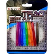 Hakay 9'lu Plastik T Oku Shaft Seti - Farklı Renk Seçenekleri