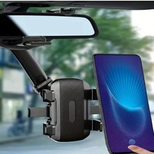 Hakay Dikiz Aynası Için Ayarlanabilir Cep Telefonu Tutucu, 360 Derece Döner