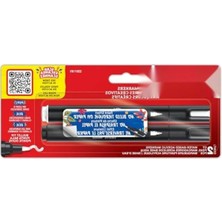 Hakay Renkli Akrilik Markörler - Yuvarlak Uç, 2'li Set