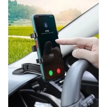 Hakay 360 Derece Döner Araç Içi Telefon Tutucu - Evrensel Uyumlu
