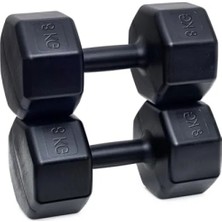 Hakay 8 Adet Dambıl Seti, Plastik Içeriği Beton Dolu