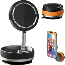 Hakay 360° Döner Mekanik Vakumlu Araç Telefon Tutucu