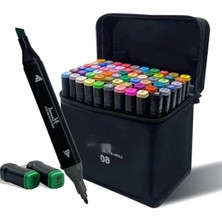 Hakay 60 Adet Renkli Çift Taraflı Marker Seti