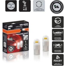 Hakay LED T10 W5W Plaka Park Iç Mekan Ampulü - 6000K Beyaz Işık