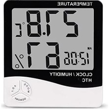 Hakay Geniş Ekranlı Hassas Dijital Termometre ve Nem Ölçer