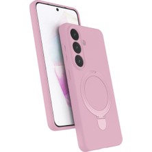 Ulu Pazarlama Samsung Galaxy S26 Regal Magsafe Standlı Kapak - Açık Pembe