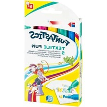 Hakay Çocuklar Için 5'li Tekstil Kalemi Seti - Sarı, Kahverengi, Mavi, Kırmızı, Yeşil