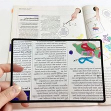 Hakay 3x Büyütme Okuma Büyüteci, 180X120 Mm, Kitap ve Haritalar Için Ideal